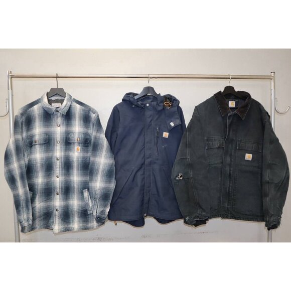 Vintage Carhartt Work Jacket Lot (9) USA Made Detroit 90s Bundle XL Mixed Sizes - Picture 13 of 16